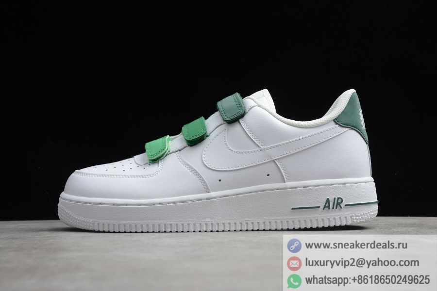 Nike Air Force 1 Low Velcro White Green 898866-006 Unisex Shoes